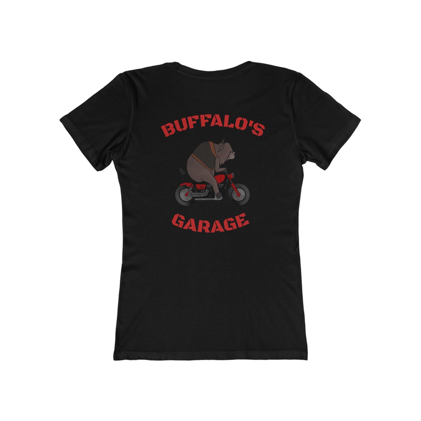 Buffalo’s Garage: The Buffalo Biker T-shirt - Women
