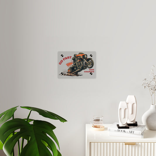 Buffalo's Garage: The Wall Art  "Go Fast:Take Chances"