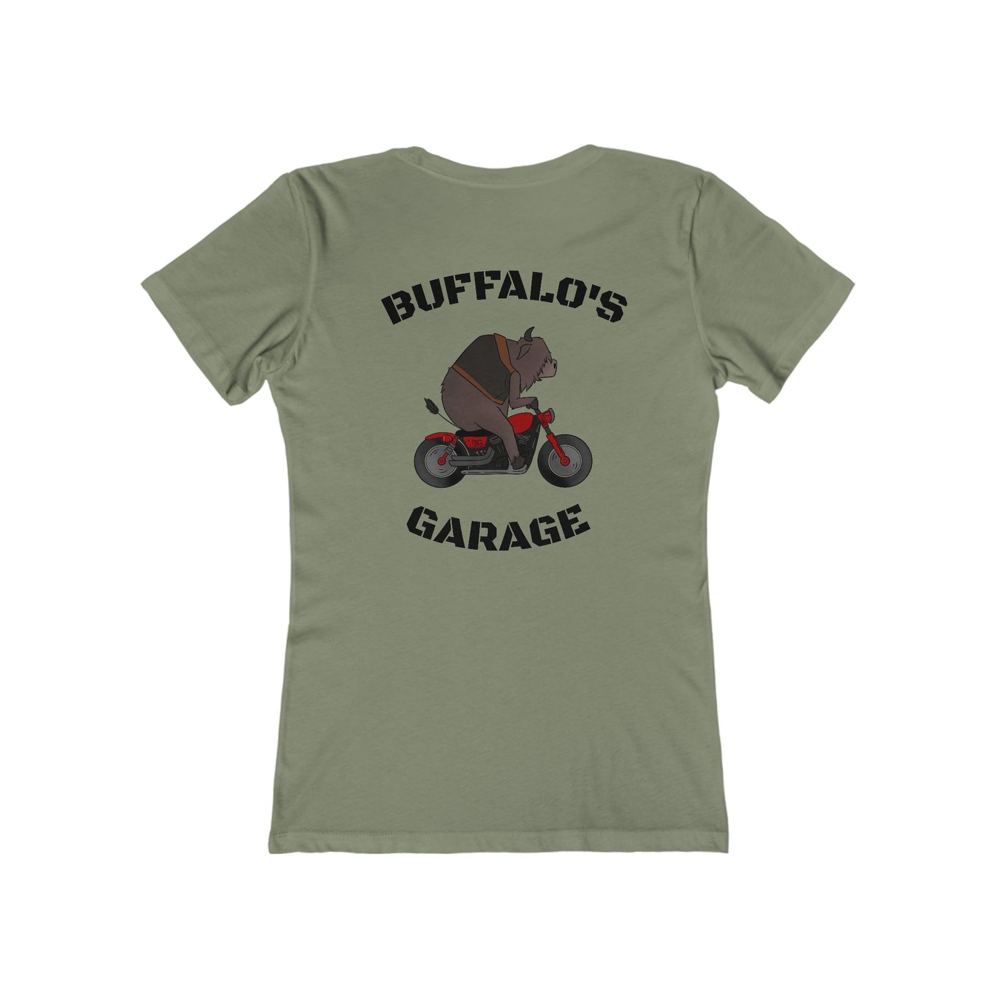 Buffalo’s Garage: The Buffalo Biker T-shirt - Women