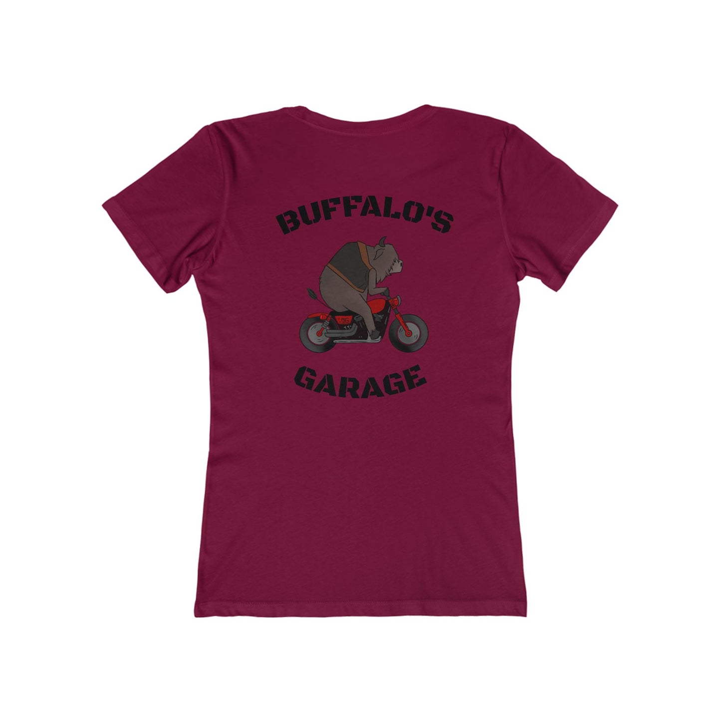 Buffalo’s Garage: The Buffalo Biker T-shirt - Women