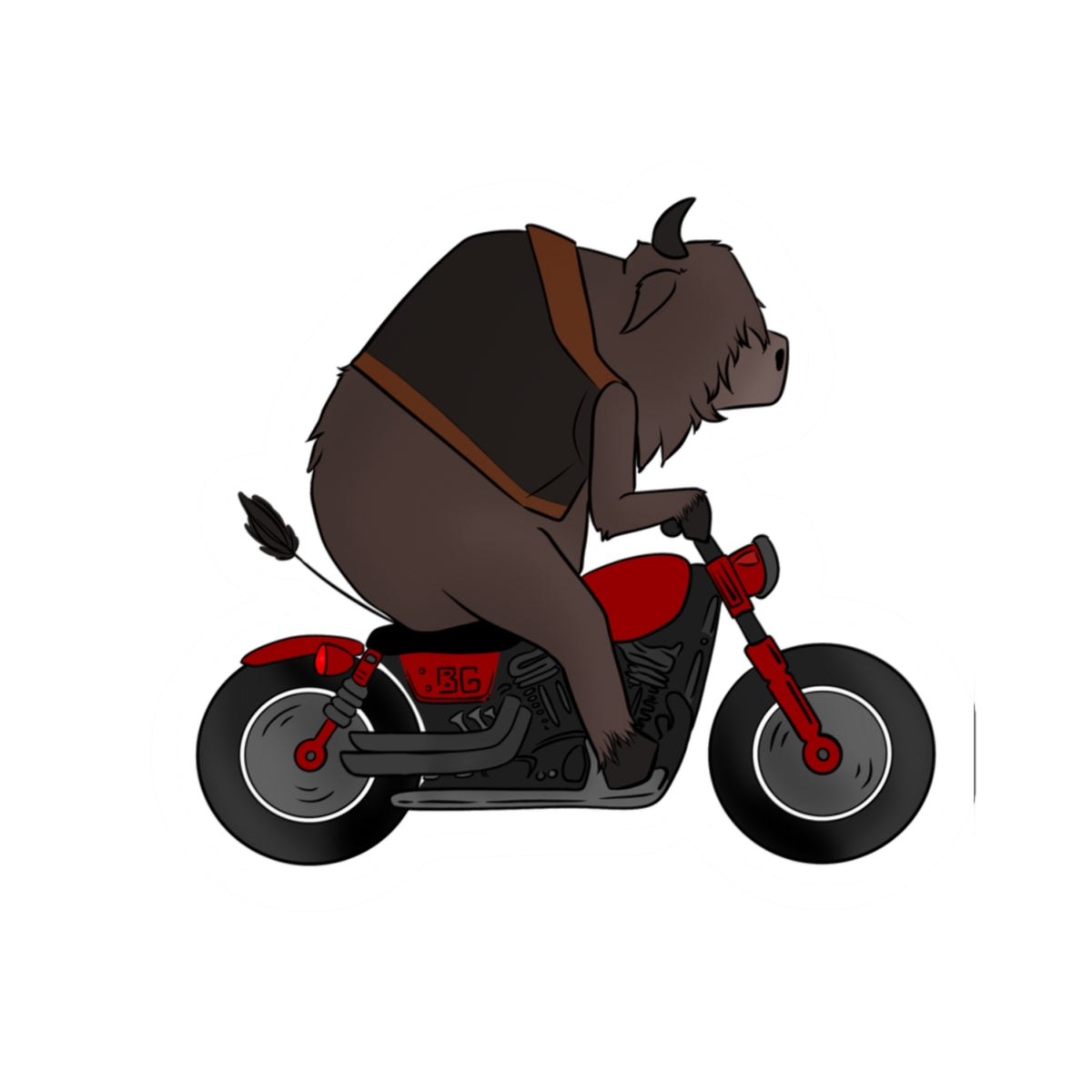 Buffalo's Garage: The Buffalo Biker Sticker