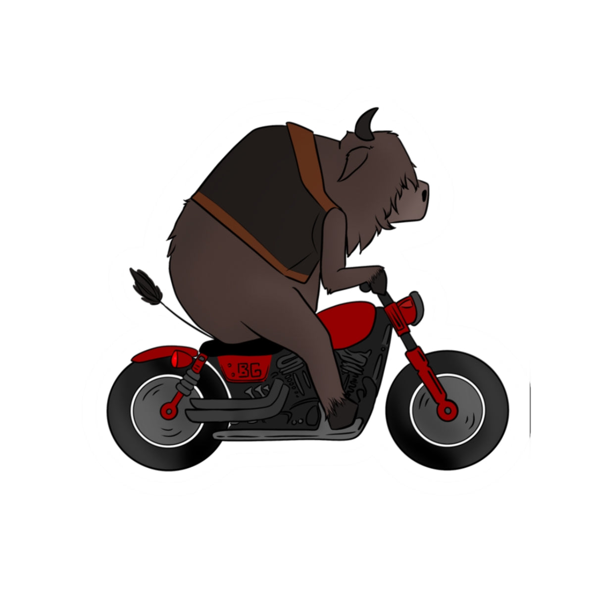 Buffalo's Garage: The Buffalo Biker Sticker