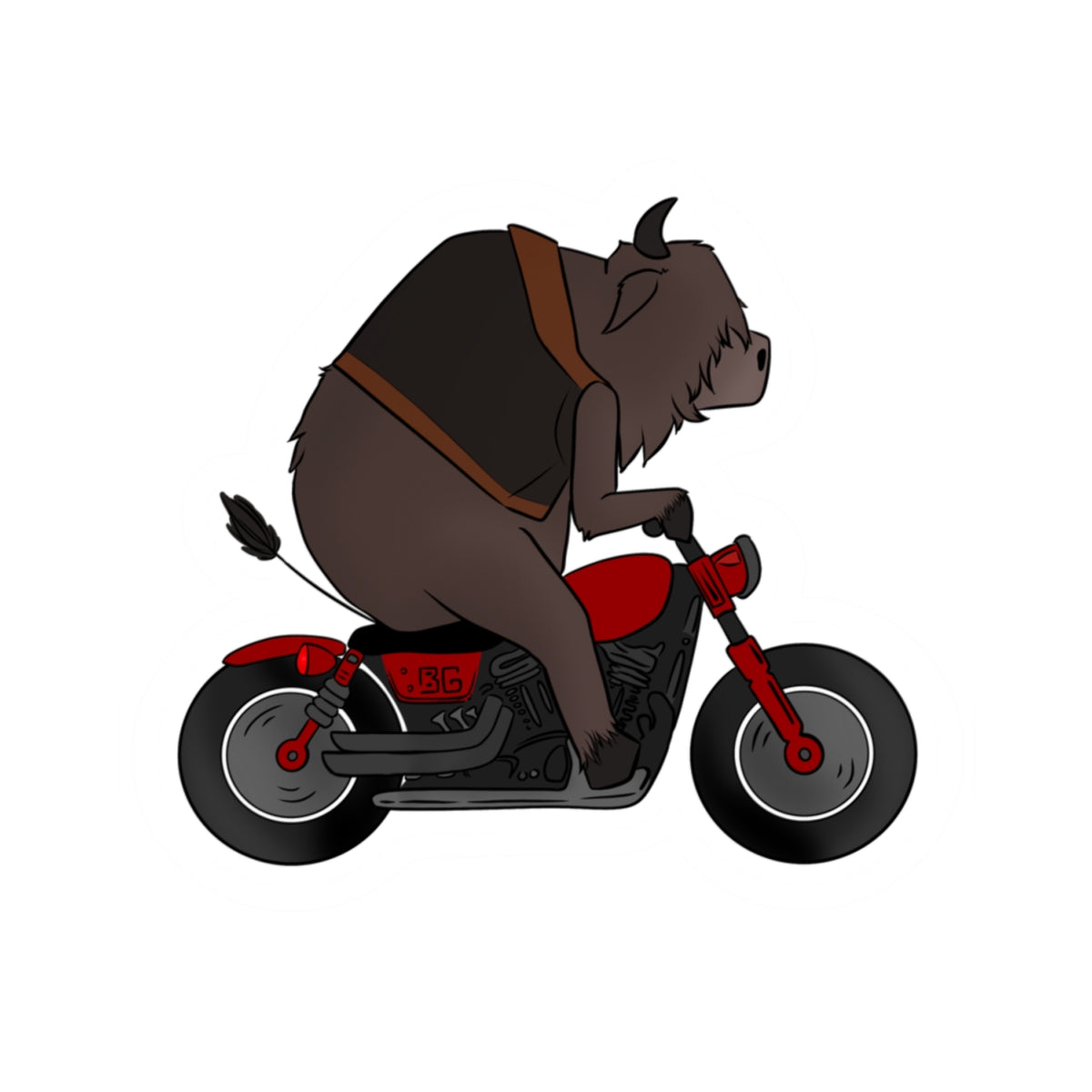 Buffalo's Garage: The Buffalo Biker Sticker